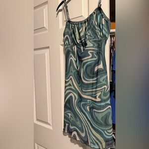 Princess Polly Mint and Teal Dress